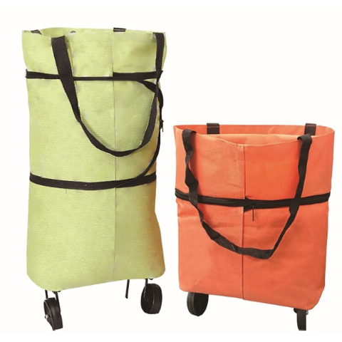 多功能滾輪摺疊購物袋