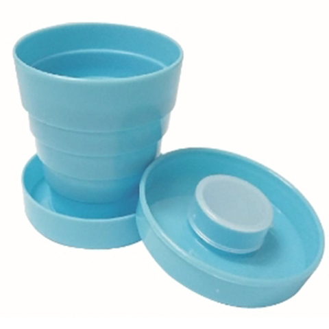 伸縮杯(附藥盒) 外出杯 旅行杯