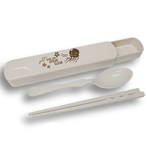 竹粉餐具組